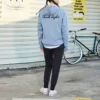 Alfabeto impresso Desportivo Retro Azul