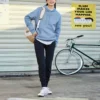 Alfabeto impresso Desportivo Retro Azul