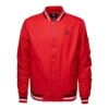 Bomber acolchoado básico Tamanhos asiáticos “Vermelho”
