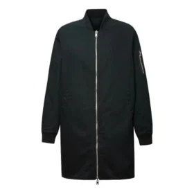 Bomber longo reversível Tamanhos asiáticos “Black”
