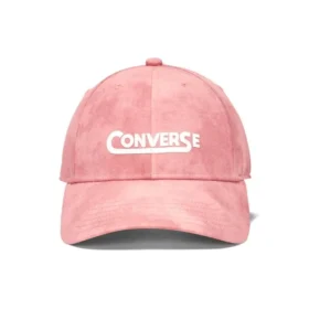 Boné de basebol com efeito desbotado “Terracotta Pink”