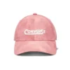 Boné de basebol com efeito desbotado “Terracotta Pink”