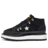 Bota com forro polar One Star Sola grossa Preto Branco