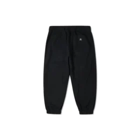 Calças casuais Converse para homem, de cor sólida, com cadarços, pretas