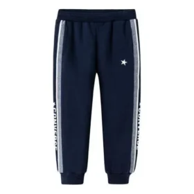 Calças de tecido Tamanhos asiáticos “Navy White”