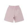 Calções com cordão e bordado floral Tamanhos asiáticos “Pink”