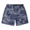 Calções com padrão Paisley Tamanhos asiáticos “Navy”