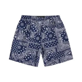 Calções com padrão Paisley Tamanhos asiáticos “Navy”