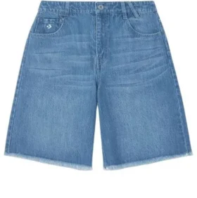 Calções de ganga Tamanhos asiáticos “Light Blue Wash”