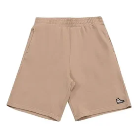 Calções de moletão com patch Go-To Sneaker, tamanho asiático “Beige” Calções de moletão com patch Go-To Sneaker, tamanho asiático “Beige”