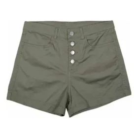 Calções desportivos de cintura alta Tamanhos asiáticos “Olive Green” Calções desportivos de cintura alta Tamanhos asiáticos “Olive Green”