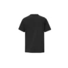 Camisa casual de manga curta Converse para homem com impressão de letras soltas, preta