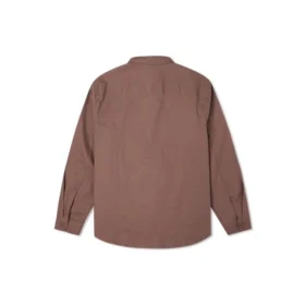 Camisa de manga comprida com botões e bolsos de carpinteiro Tamanhos asiáticos “Castanha do Brasil” Camisa de manga comprida com botões e bolsos de carpinteiro Tamanhos asiáticos “Castanha do Brasil”