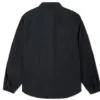 Camisa de manga comprida com botões e bolsos de carpinteiro Tamanhos asiáticos “Preto”