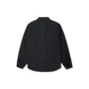 Camisa de manga comprida com botões e bolsos de carpinteiro Tamanhos asiáticos “Preto”