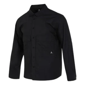 Camisa de manga comprida em tecido sazonal Tamanhos asiáticos “Preto”