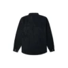Camisa de veludo cotelê com botões Tamanhos asiáticos “Preto”