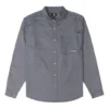 Camisa Oxford com botões Tamanhos asiáticos “Cinza-azulado”
