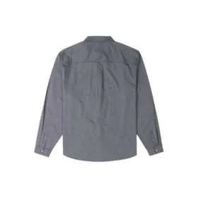 Camisa Oxford com botões Tamanhos asiáticos “Cinza-azulado”