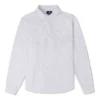 Camisa Oxford às riscas Tamanhos asiáticos “Vapor Violet”