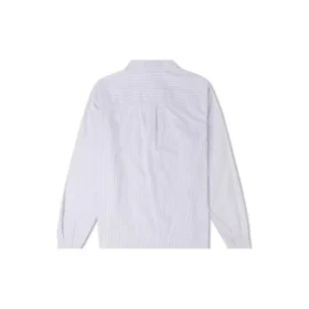 Camisa Oxford às riscas Tamanhos asiáticos “Vapor Violet”