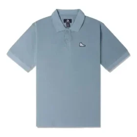 Camisa Polo com Emblema de Sapato Tamanhos Asiáticos “Azul Claro”