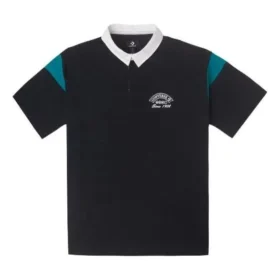 Camisa Polo Retro Tamanhos Asiáticos “Preto”