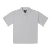 Camisa Polo Waffle Tamanhos Asiáticos “Cinza”