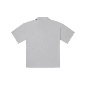 Camisa Polo Waffle Tamanhos Asiáticos “Cinza”