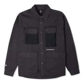 Camisa Tecida Cozy Utility Tamanhos Ásia “Preto”