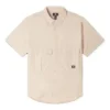 Camisa Tecida Elevada Tamanhos Asiáticos “Beige”