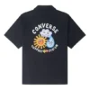 Camisa Tecida Skate Tamanhos Asiáticos “Preto Multicolorido”
