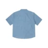 Camisa utilitária com logótipo em ganga Tamanhos asiáticos “LT Retro Blue”