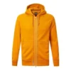 Camisas com capuz desportivas casuais com fecho completo Unissexo Laranja