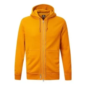 Camisas com capuz desportivas casuais com fecho completo Unissexo Laranja Camisas com capuz desportivas casuais com fecho completo Unissexo Laranja