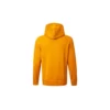 Camisas com capuz desportivas casuais com fecho completo Unissexo Laranja