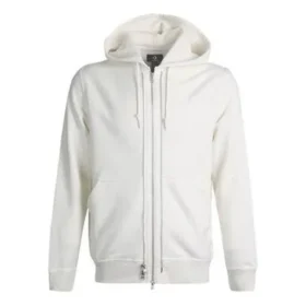 Camisas com capuz desportivas e casuais com fecho completo Unissexo Branco Camisas com capuz desportivas e casuais com fecho completo Unissexo Branco