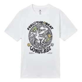 Camiseta Abstract Dance Tamanhos asiáticos “Branco”