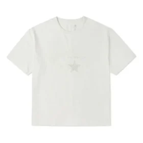 Camiseta Chuck 70S Bordada Tamanhos Asiáticos “Branco”