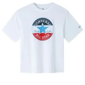 Camiseta Chuck Taylor All Star Patch Standard Fit Tamanhos asiáticos “Branco”