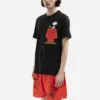 Camiseta com bolso Converse x Peanuts Tamanhos asiáticos “Black”