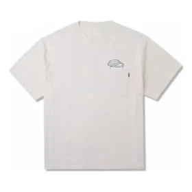 Camiseta com bolso de skate Tamanhos asiáticos “Beige”