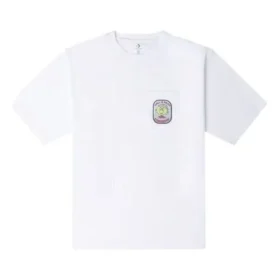 Camiseta com Bolso Fruit Patch Tamanhos Asiáticos “Branco”