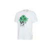 Camiseta com óculos de sol e flores em caveiras Tamanhos asiáticos “White”