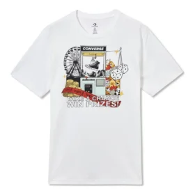 Camiseta com estampa Claw Machine Tamanhos asiáticos “Branco” Camiseta com estampa Claw Machine Tamanhos asiáticos “Branco”