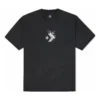 Camiseta com Estampa de Surf para Atividades de Verão Tamanhos Asiáticos “Black”
