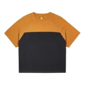 Camiseta com estampa gráfica Shapes Triangle Raglan Tamanhos asiáticos “Dark Soba”