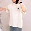 Camiseta com logotipo de skate Tamanhos asiáticos “Branco”