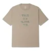 Camiseta com logotipo Tamanhos asiáticos “Beige”