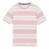Camiseta com logotipo Wordmark Tamanhos asiáticos “Rosa”